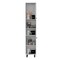 Tuhome Hobart Pantry, Four Legs, Three Interior Shelves, Two Shelves, Two Cabinets, White ALB5582 - alternate 8